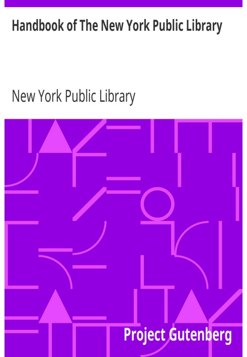 Handbook of The New York Public Library