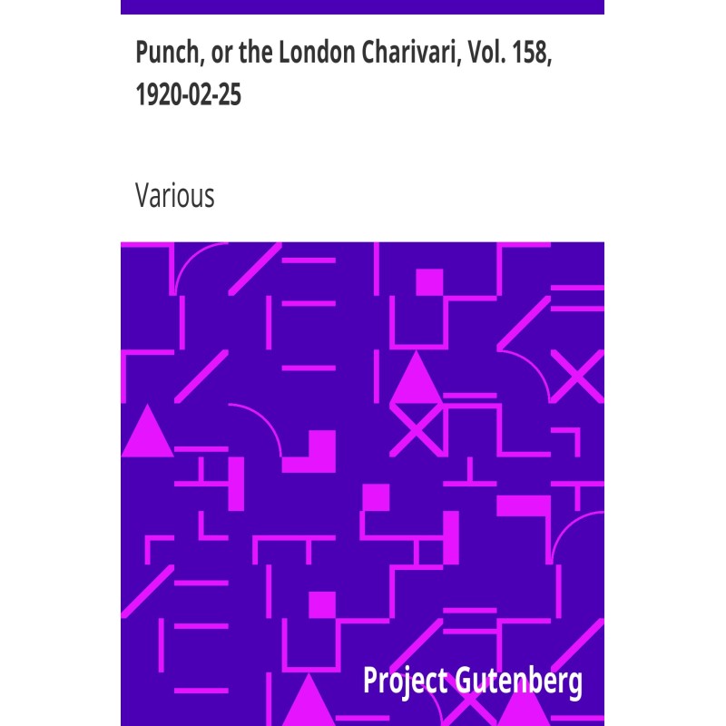 Punch, or the London...