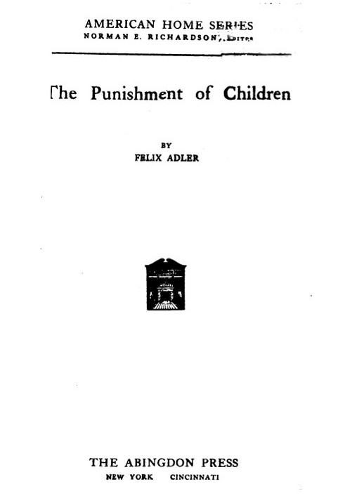 The Punishment of Children