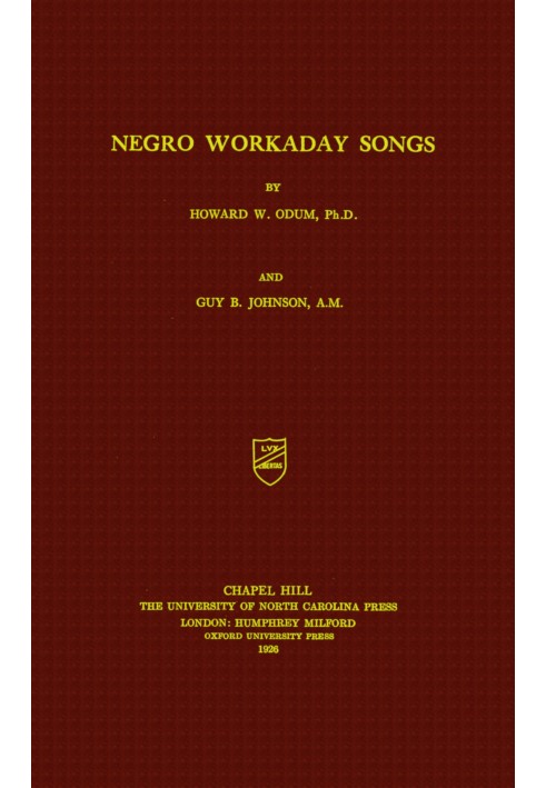 Negro workaday songs