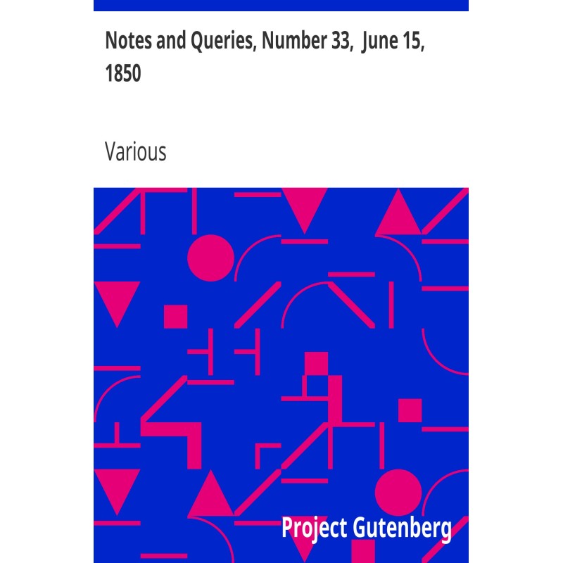 Notes and Queries, Number...