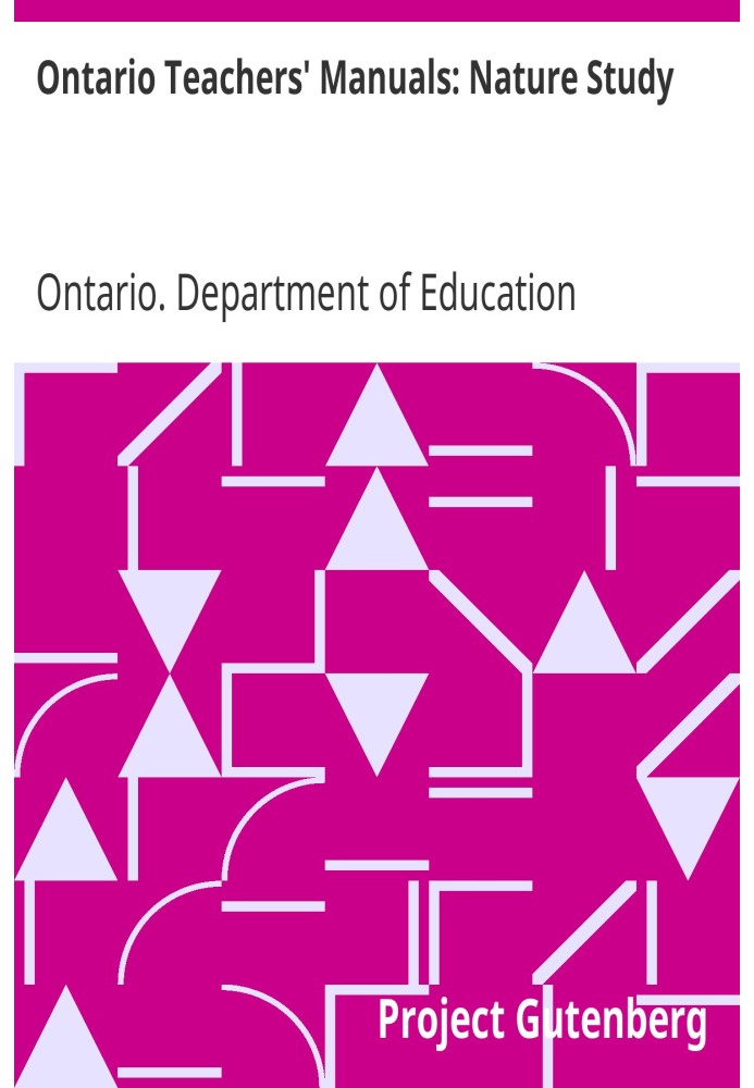 Ontario Teachers' Manuals: Nature Study