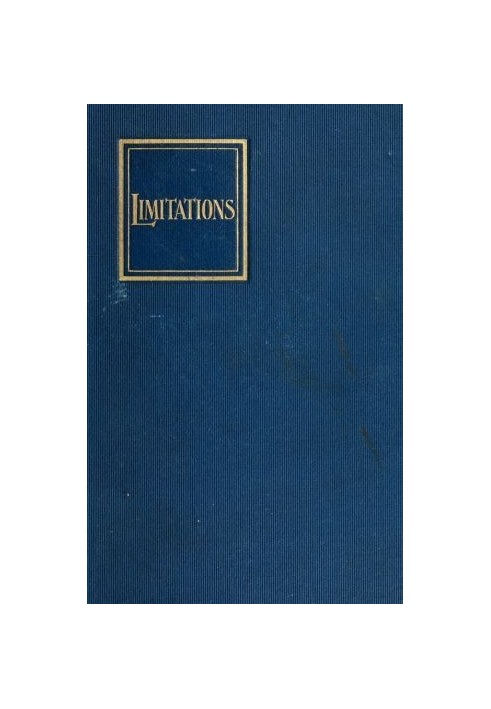 Limitations: A Novel