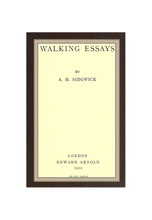 Walking essays