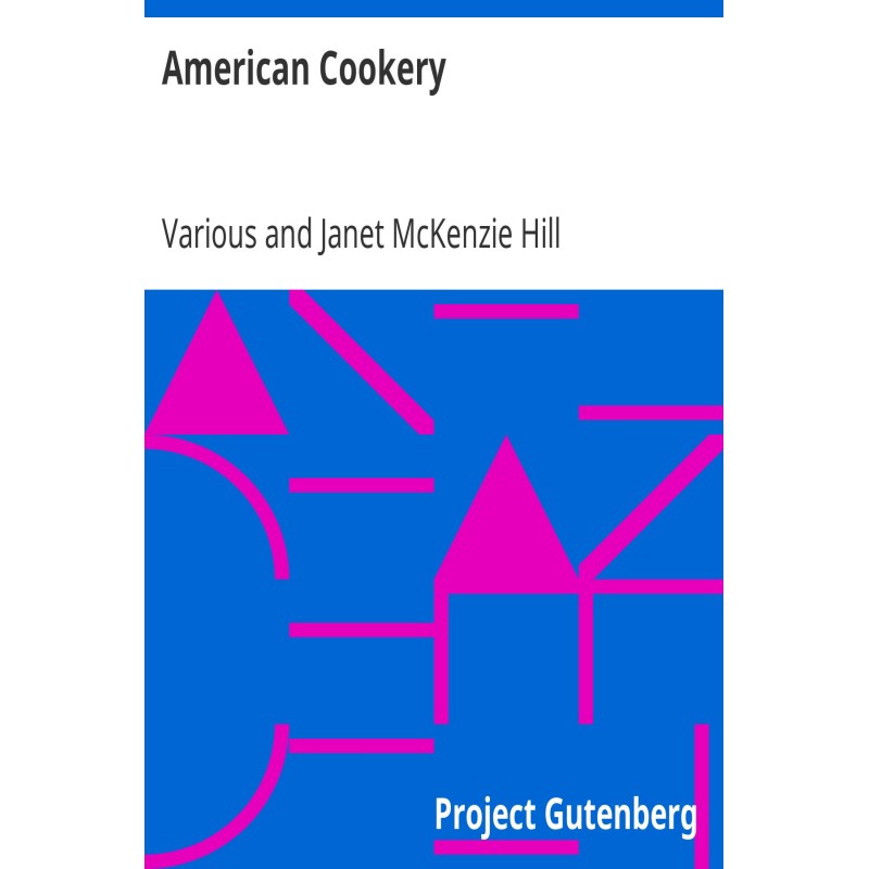 American Cookery November,...