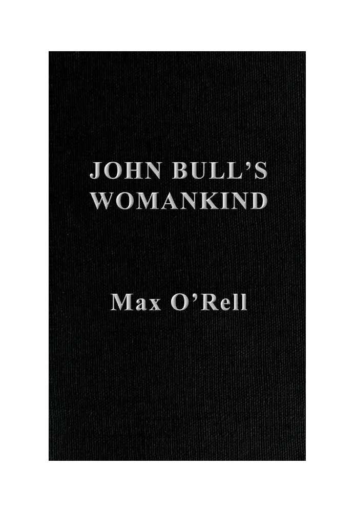 John Bull's Womankind (Les Filles de John Bull)