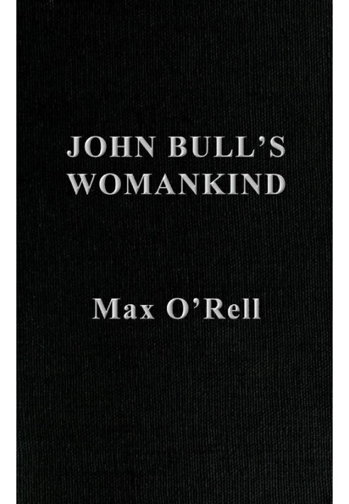 John Bull's Womankind (Les Filles de John Bull)