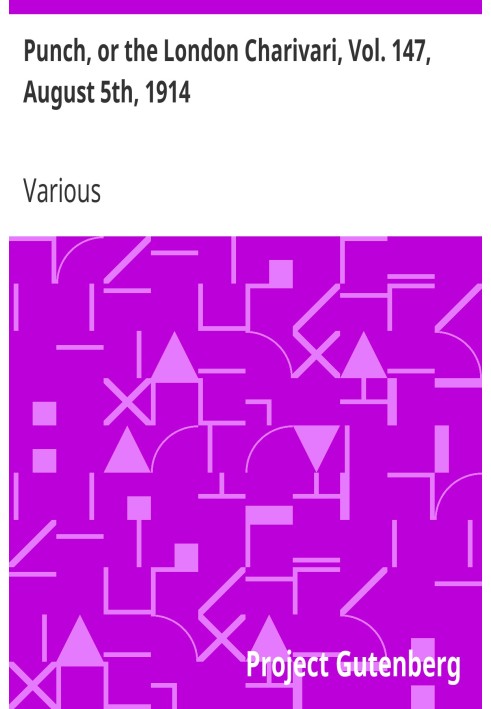 Панч, або Лондонський чаріварі, том. 147, 5 серпня 1914 р