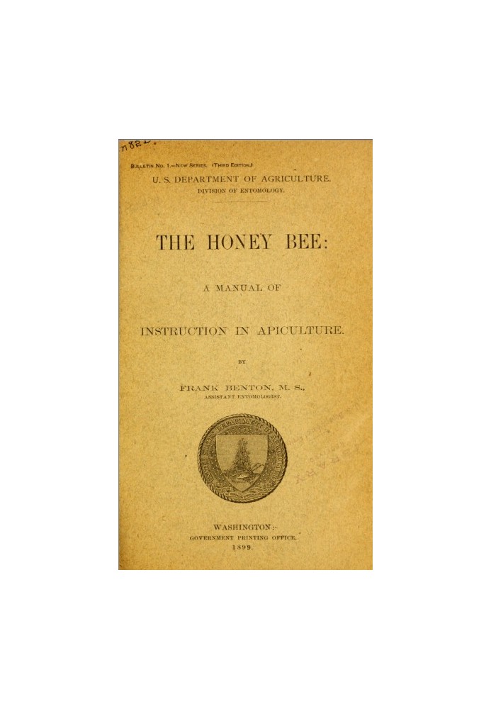 The honey bee: a manual of instruction in apiculture