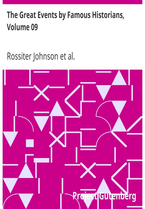 Великі події відомих істориків, том 09