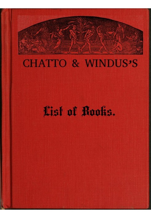 Список книг Chatto & Windus, липень 1878 р