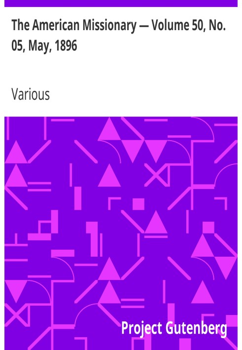 Американський місіонер — том 50, № 05, травень 1896 р