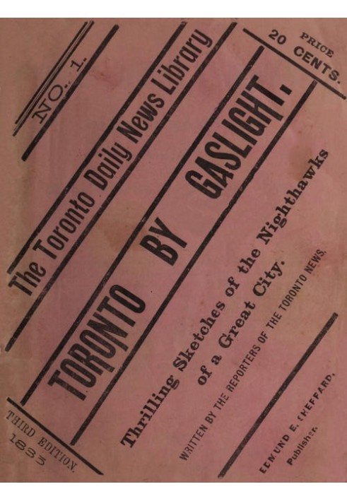 Toronto by Gaslight: The Night Hawks of a Great City As Seen by the Reporters of "The Toronto News"