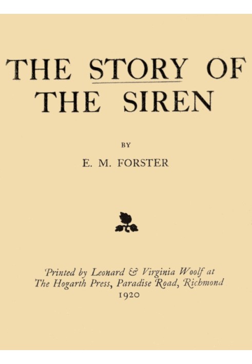 The Story of the Siren