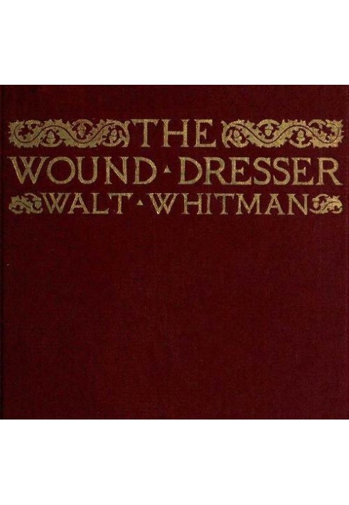 The Wound Dresser A Series of Letters Written from the Hospitals in Washington during the War of the Rebellion