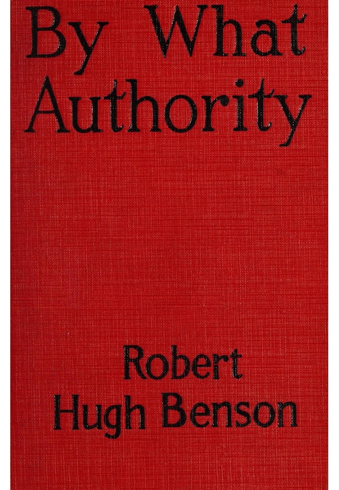 By What Authority?