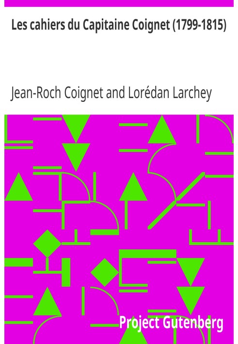 Записні книжки капітана Куаньє (1799-1815)