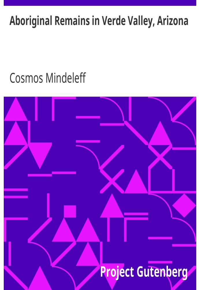 Залишки аборигенів у долині Верде, штат Арізона. Тринадцятий щорічний звіт Бюро етнології секретарю Смітсонівського інституту, 1