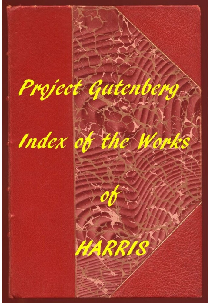 Index of the Project Gutenberg Works of Joel Chandler Harris