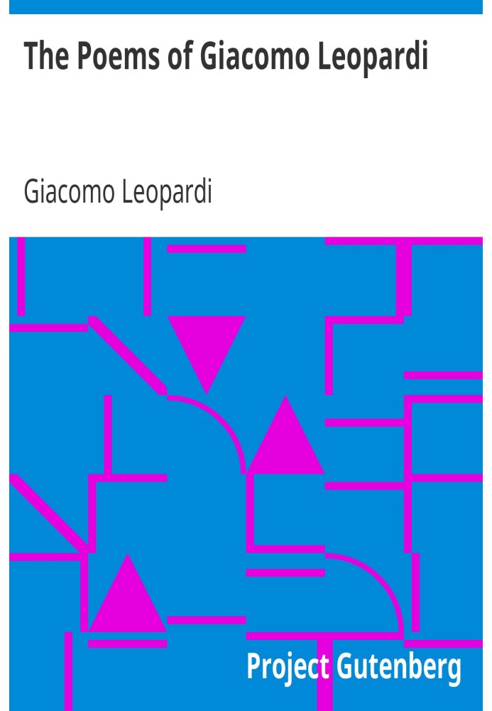 The Poems of Giacomo Leopardi