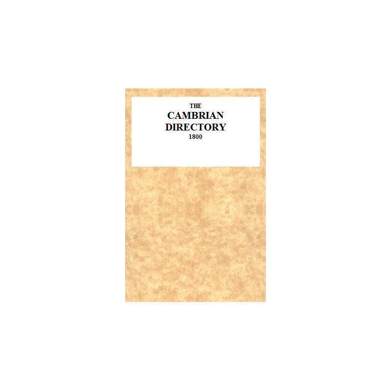 The Cambrian Directory...