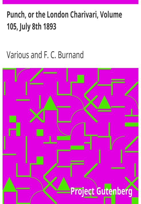 Панч, або Лондонський чаріварі, том 105, 8 липня 1893 р