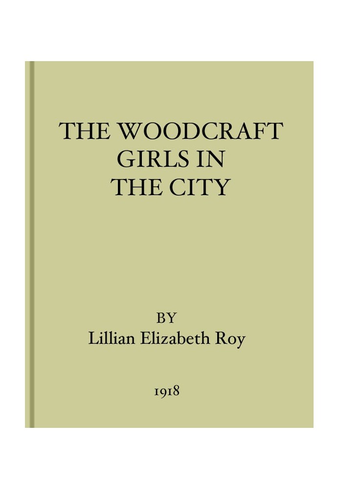 The Woodcraft Girls in the City