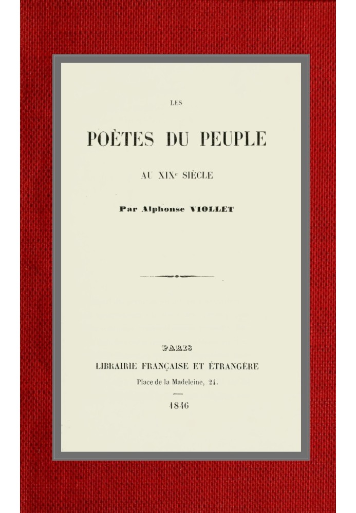 People's poets in the 19th century