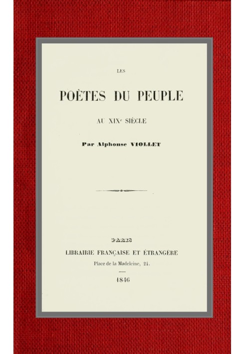 People's poets in the 19th century