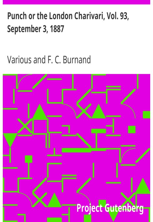 Панч або лондонський чаріварі, том. 93, 3 вересня 1887 р