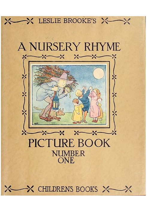 A Nursery Rhyme Picture Book With Drawings in Colour and Black and White