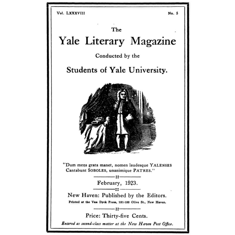 The Yale Literary Magazine...
