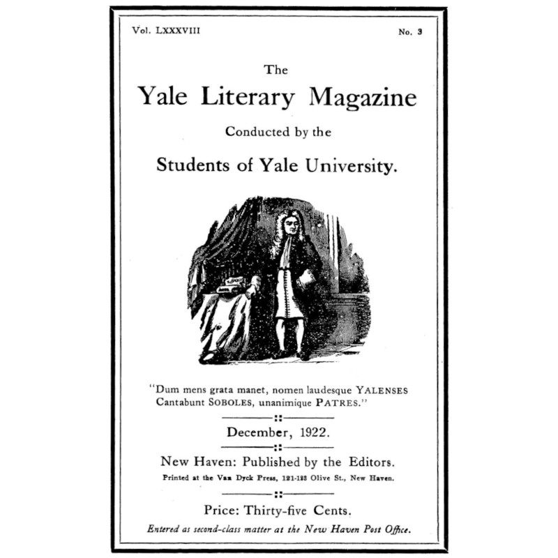 The Yale Literary Magazine...