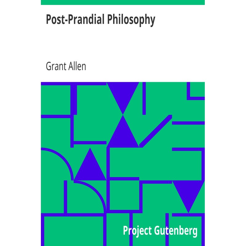 Post-Prandial Philosophy