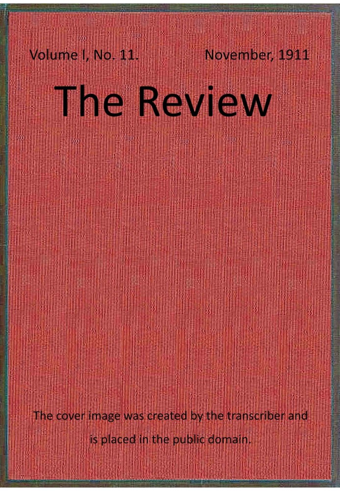 Огляд, том. 1, № 11, листопад 1911 р