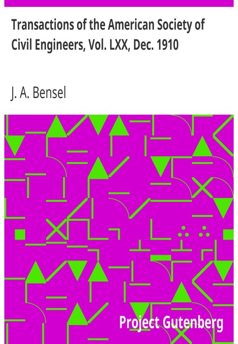Транзакції Американського товариства цивільних інженерів, том. LXX, грудень 1910 р. Промова на 42-й щорічній конференції, Чикаго