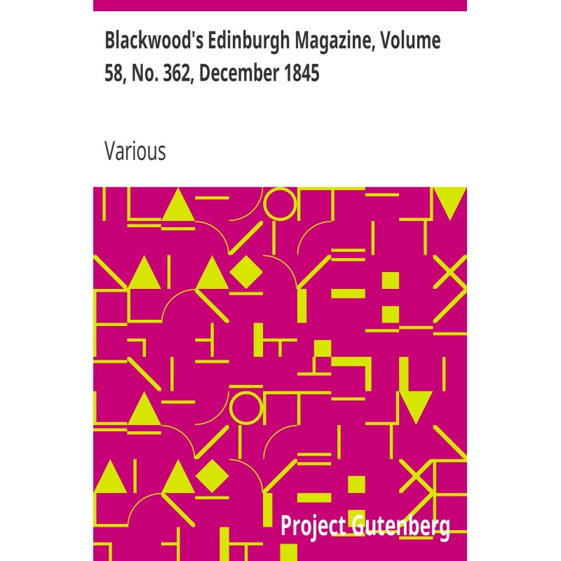 Blackwood's Edinburgh...