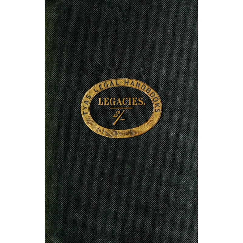 The hand-book of the law of...