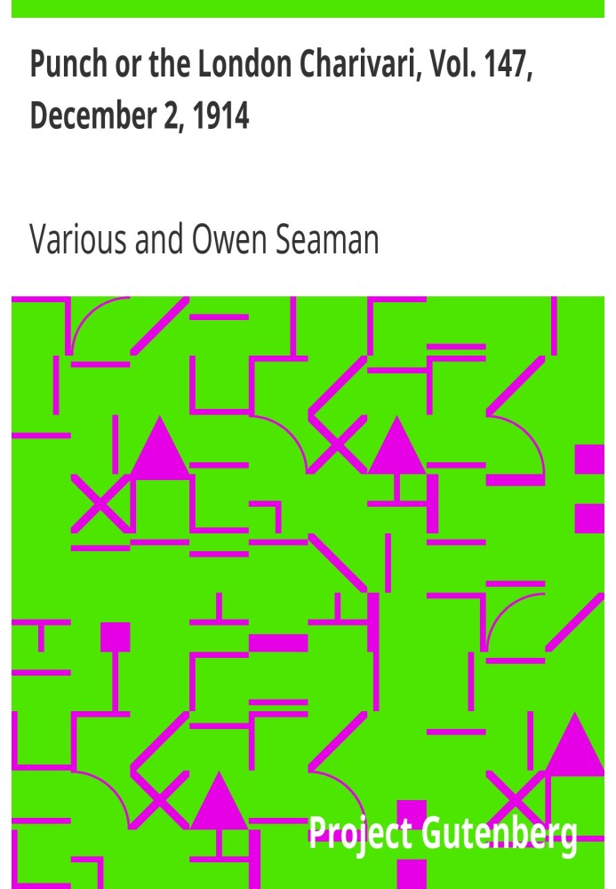 Пунш, или Лондонский Чаривари, Том. 147, 2 декабря 1914 г.