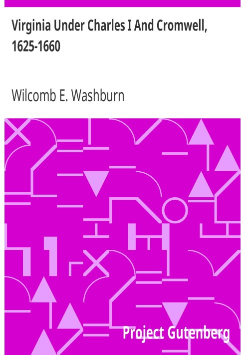 Віргінія за Карла I і Кромвеля, 1625-1660