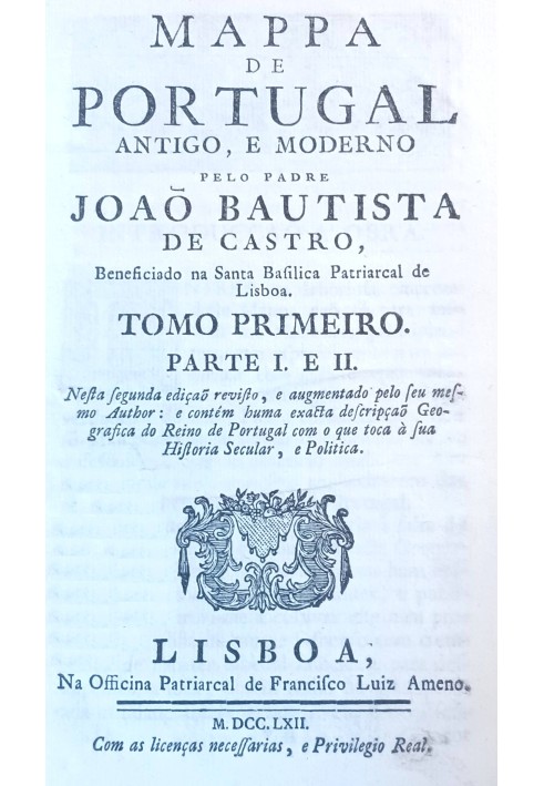 Map of ancient and modern Portugal, volume 1 (of 3): Part I, II