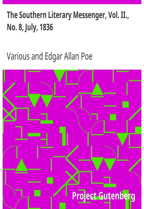 Південний літературний посланник, том. II., № 8, липень 1836 р