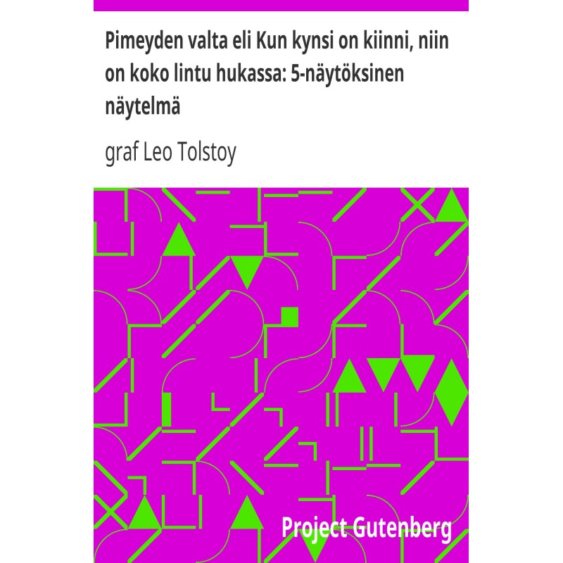 The power of darkness, or...