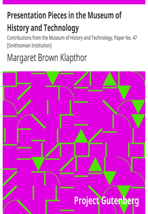 Презентаційні матеріали в Музеї історії та технологій Внески з Музею історії та технологій, документ № 47 [Смітсонівський інстит