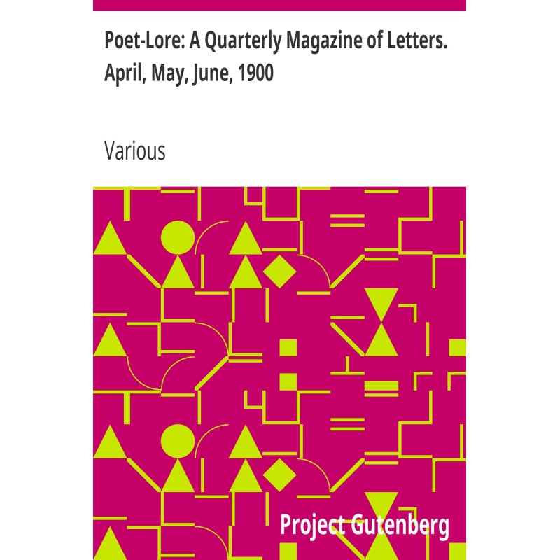 Poet-Lore: Ежеквартальный...