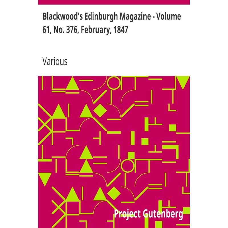 Blackwood's Edinburgh...