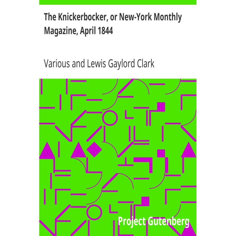 The Knickerbocker, or...