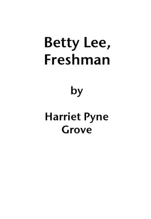 Betty Lee, Freshman