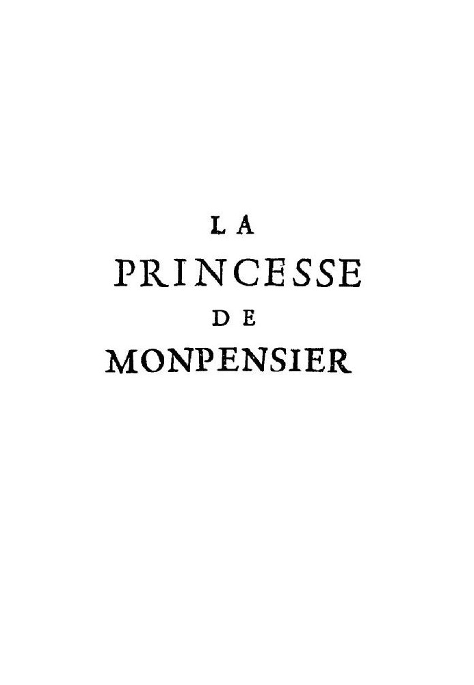 The Princess of Montpensier