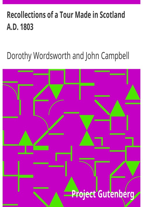 Спогади про подорож, здійснену в Шотландії 1803 року нашої ери